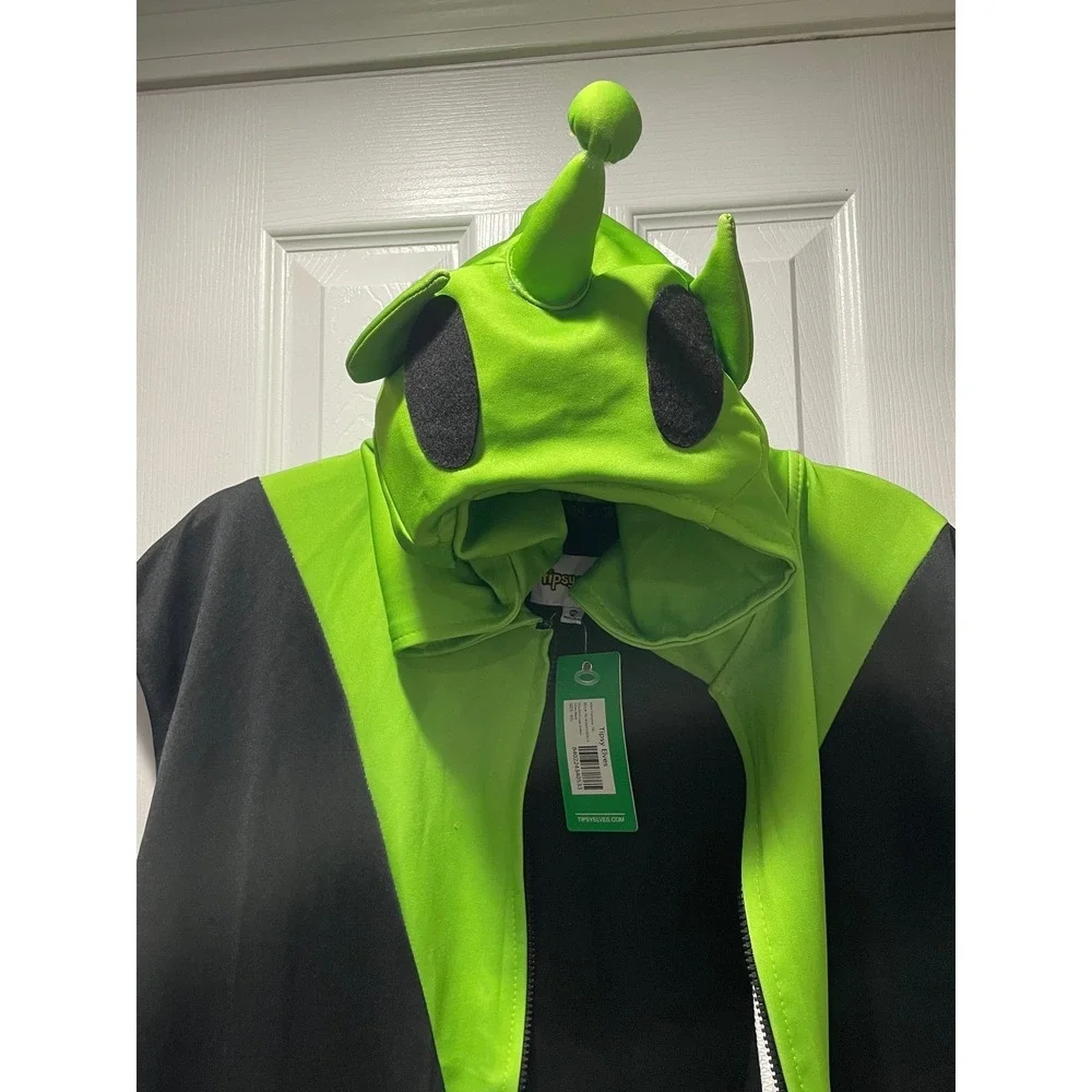 Tipsy Elves Alien Halloween Costume Hooded Jumpsuit Adult 2XL NWT